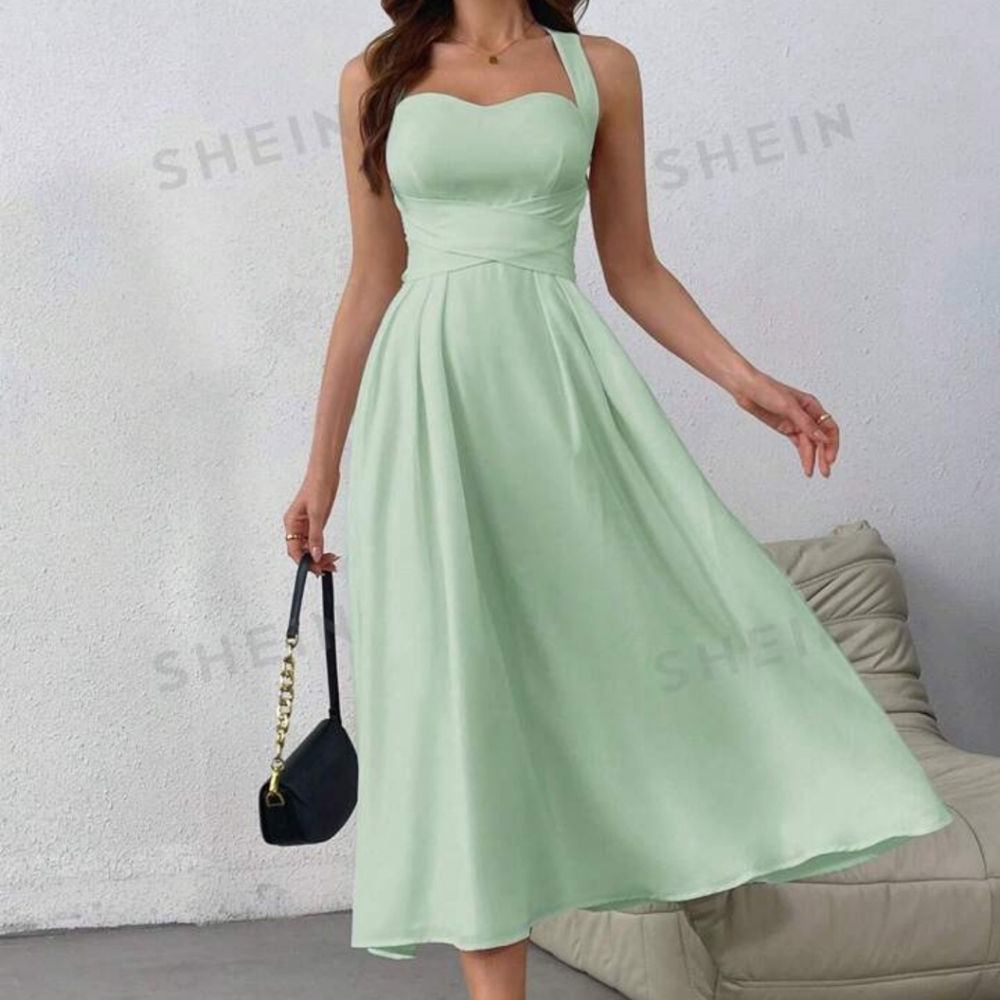SHEIN Privé French Cross Halterneck